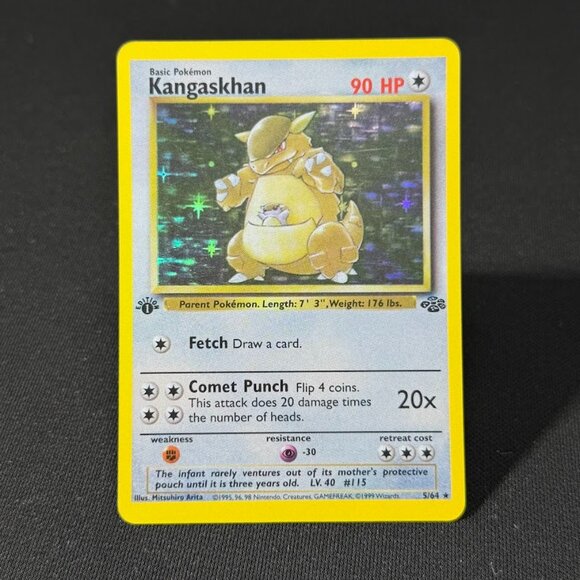 Kangaskhan Jungle 1st Edition "Reprinted" - Picture 2 of 3